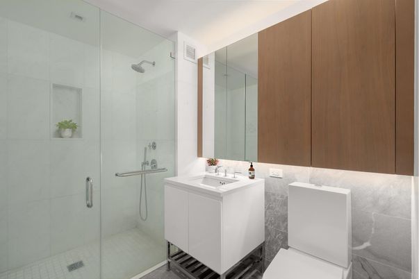 Bathroom, Glass Shower, Interior