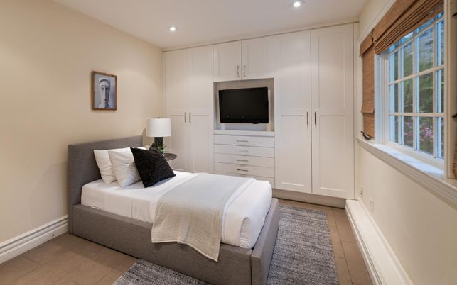 Bedroom, Interior, Recessed Lighting