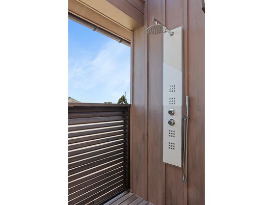 Elevator, Interior, Wooden Walls