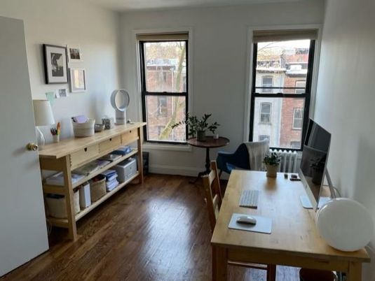 Home Office, Interior, Wood Texture Flooring