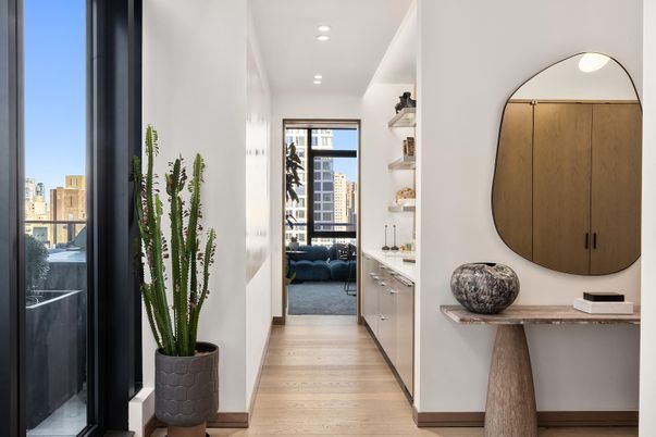 Interior, Recessed Lighting, Wood Texture Flooring