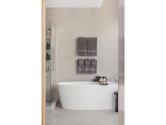 Bathroom, Free Standing Baths, Glass Shower, Interior