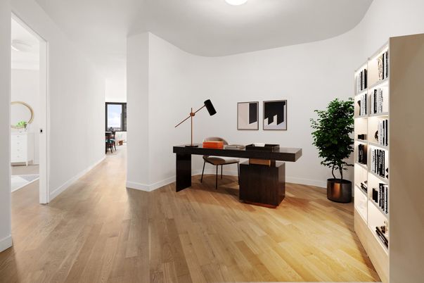 Home Office, Interior, Wood Texture Flooring