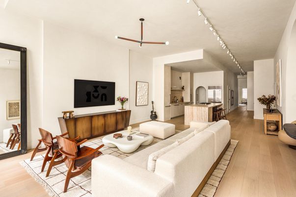 Interior, Kitchen, Living room, Wood Texture Flooring