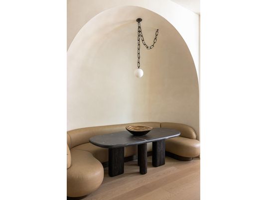 Interior, Pendant Lights, Wood Texture Flooring
