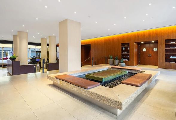 Interior, Living room, Recessed Lighting, Wooden Walls