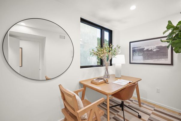 Home Office, Interior, Recessed Lighting
