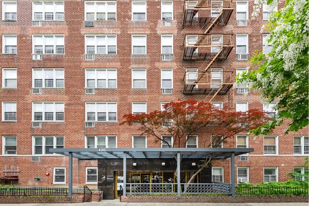Exterior, Facade, Brick Facade, Condo Building