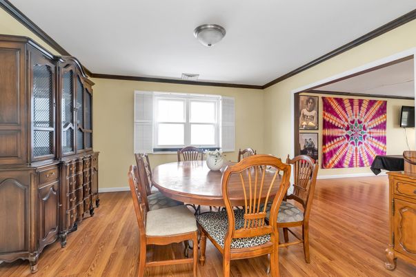 Dining room, Interior, Wood Texture Flooring