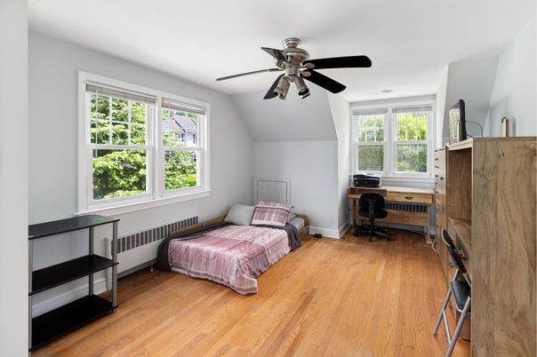 Bedroom, Home Office, Interior, Wood Texture Flooring