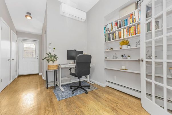 Home Office, Interior, Wood Texture Flooring