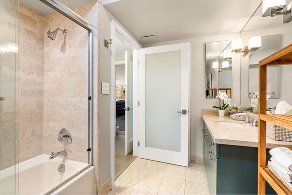 Bathroom, Glass Shower, Interior