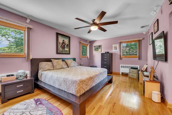 Bedroom, Interior, Wood Texture Flooring