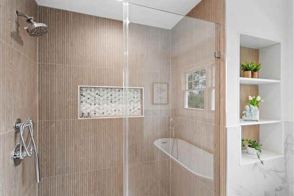 Bathroom, Glass Shower, Interior