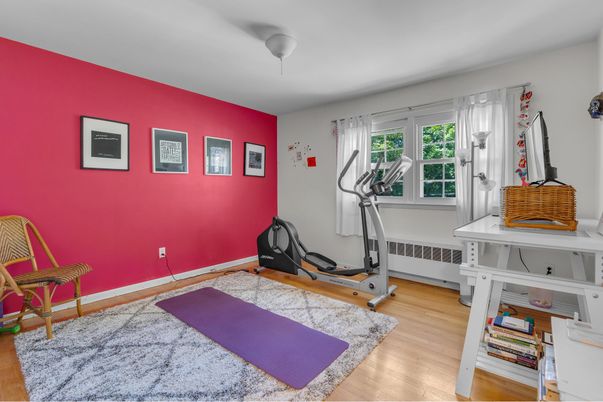 Fitness Equipment, Interior, Wood Texture Flooring