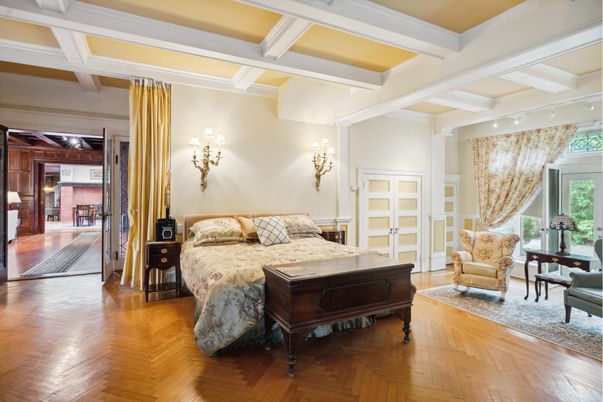 Bedroom, Interior, Wood Texture Flooring