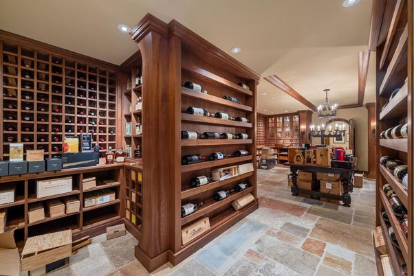Chandelier, Interior, Recessed Lighting, Wine Storage