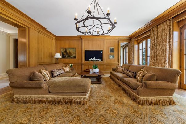Chandelier, Interior, Living room, Wood Texture Flooring, Wooden Walls