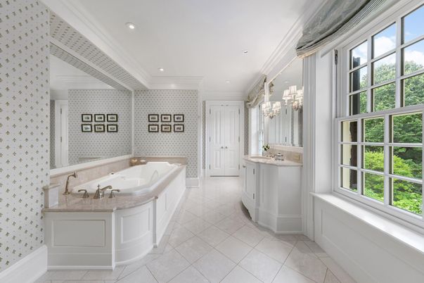 Bathroom, Interior, Recessed Lighting