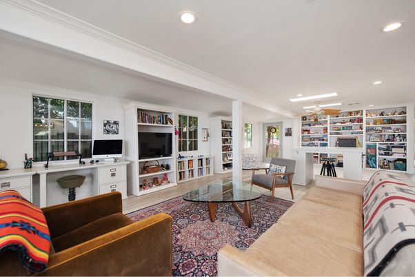 Interior, Living room, Recessed Lighting