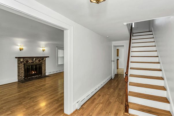 Fireplace, Interior, Wood Texture Flooring