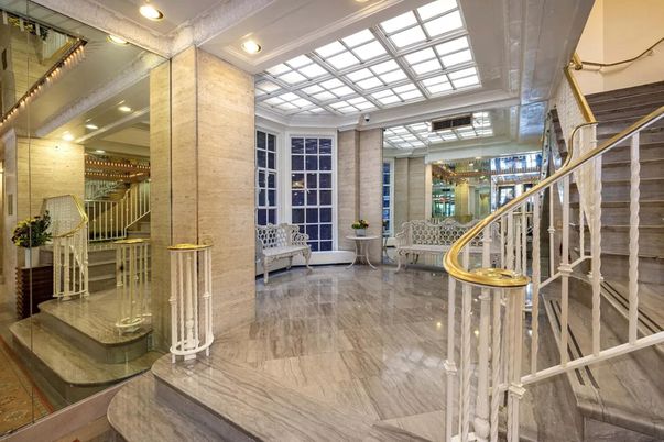 Interior, Marble, Recessed Lighting
