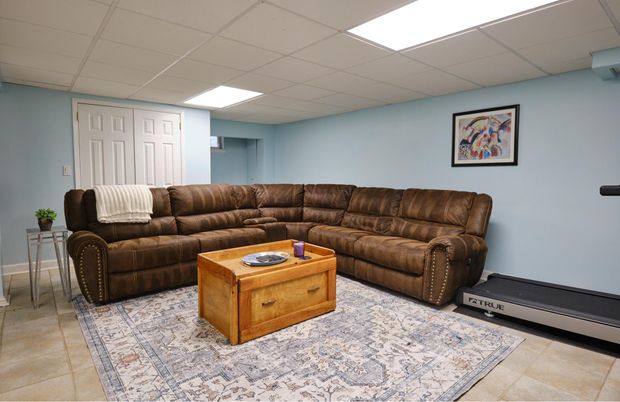 Interior, Living room, Recessed Lighting