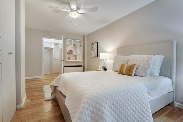 Bedroom, Interior, Wood Texture Flooring