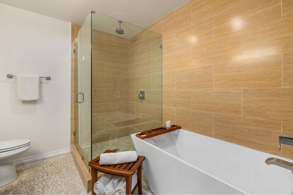 Bathroom, Glass Shower, Interior