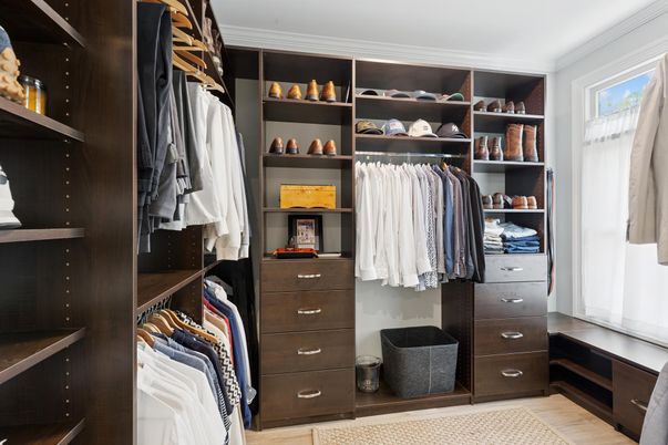 Interior, Walk-in Closets, Wood Texture Flooring