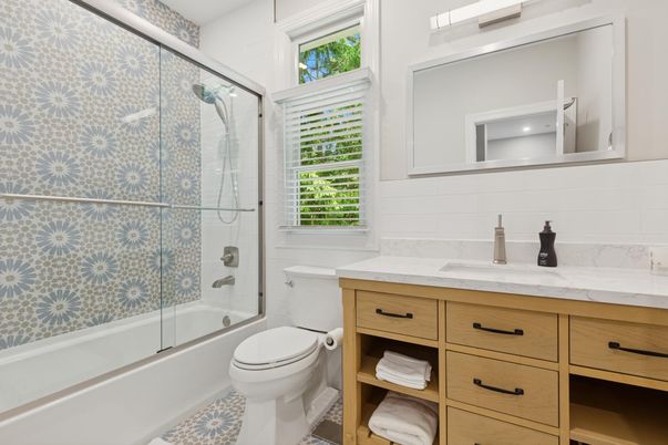 Bathroom, Glass Shower, Interior