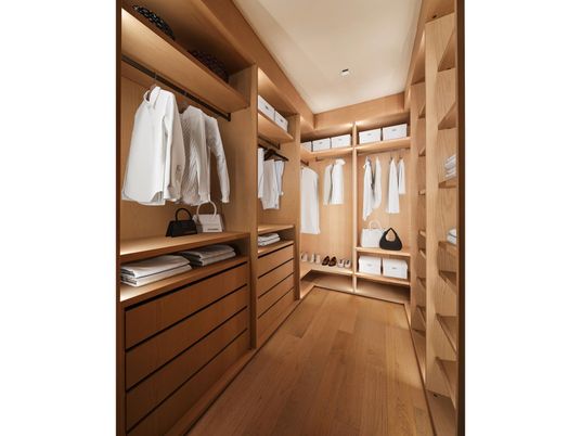 Interior, Recessed Lighting, Walk-in Closets, Wood Texture Flooring