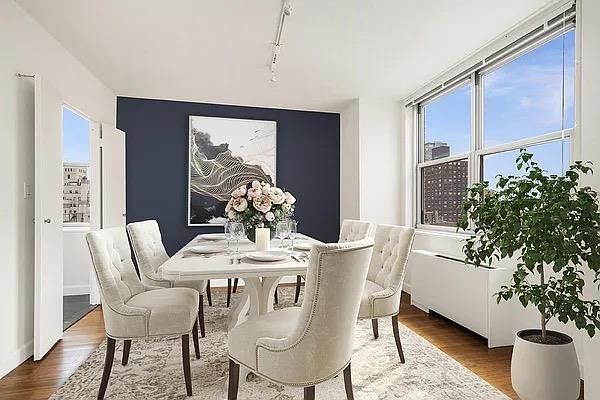 Dining room, Interior, Wood Texture Flooring