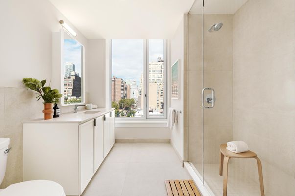 Bathroom, Glass Shower, Interior