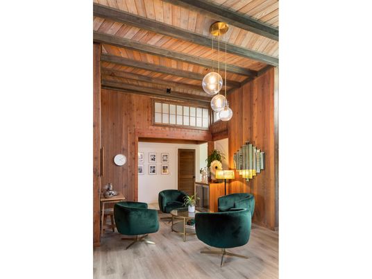 Interior, Pendant Lights, Wooden Beams, Wooden Ceilings, Wood Texture Flooring, Wooden Walls