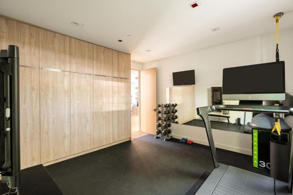 Fitness Equipment, Home Office, Interior, Recessed Lighting