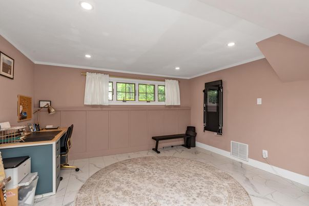 Interior, Marble, Recessed Lighting