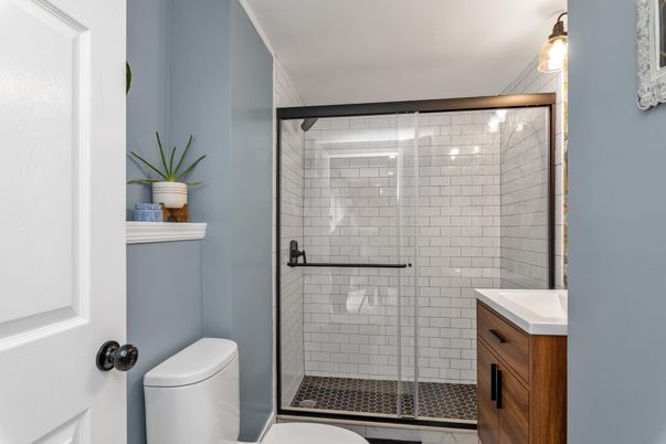 Bathroom, Glass Shower, Interior