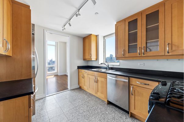 Interior, Kitchen, Wood Texture Flooring