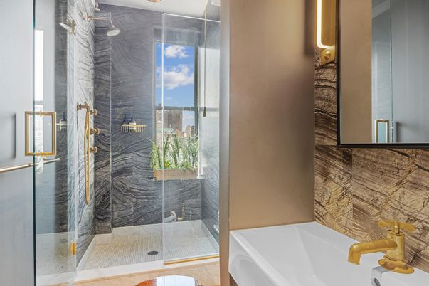 Bathroom, Glass Shower, Interior