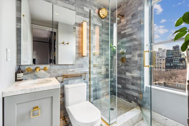 Bathroom, Glass Shower, Interior