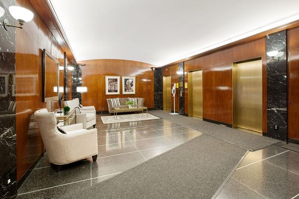 Elevator, Interior, Wooden Walls