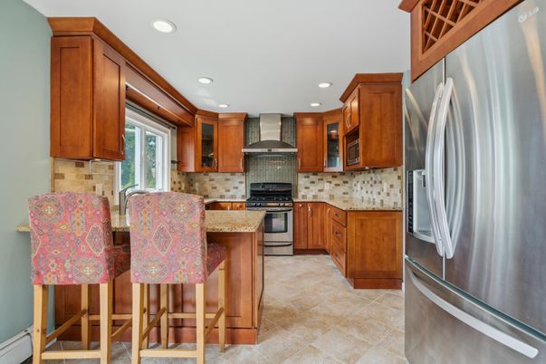 Interior, Kitchen, Recessed Lighting, Stainless Steel Appliances