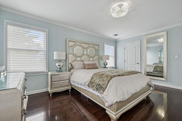 Bedroom, Interior, Wood Texture Flooring