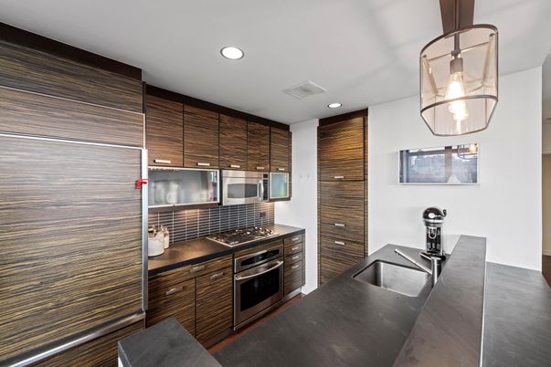 Interior, Kitchen, Recessed Lighting, Stainless Steel Appliances