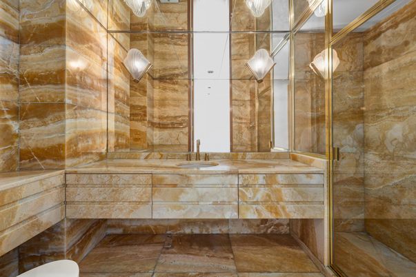 Bathroom, Glass Shower, Interior