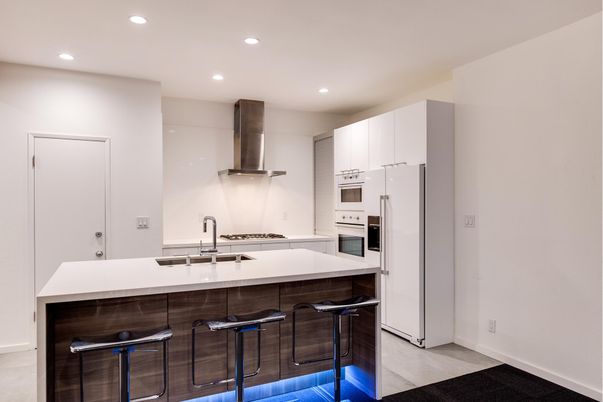 Interior, Kitchen, Recessed Lighting, Stainless Steel Appliances