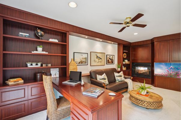 Home Office, Interior, Recessed Lighting