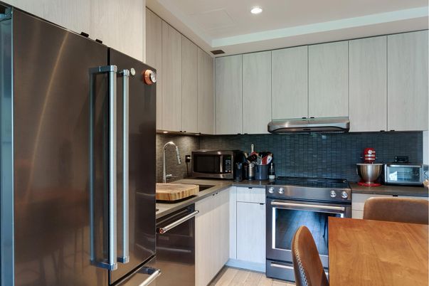 Interior, Kitchen, Recessed Lighting, Stainless Steel Appliances