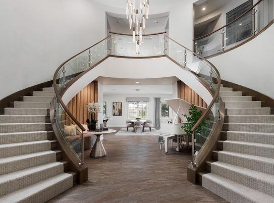 Interior, Pendant Lights, Recessed Lighting, Wood Texture Flooring